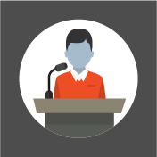 Powerful speakers are a key benefit to attending marketing events