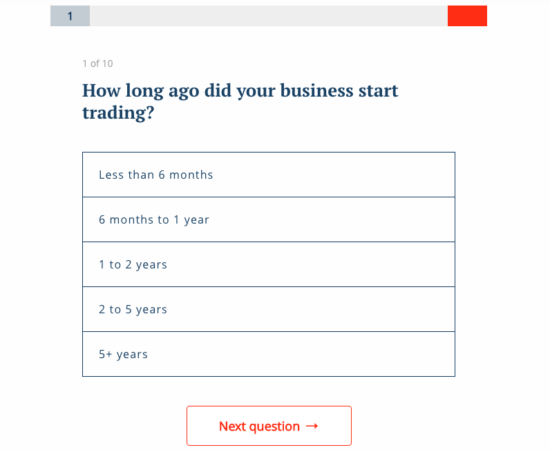 company credit quiz