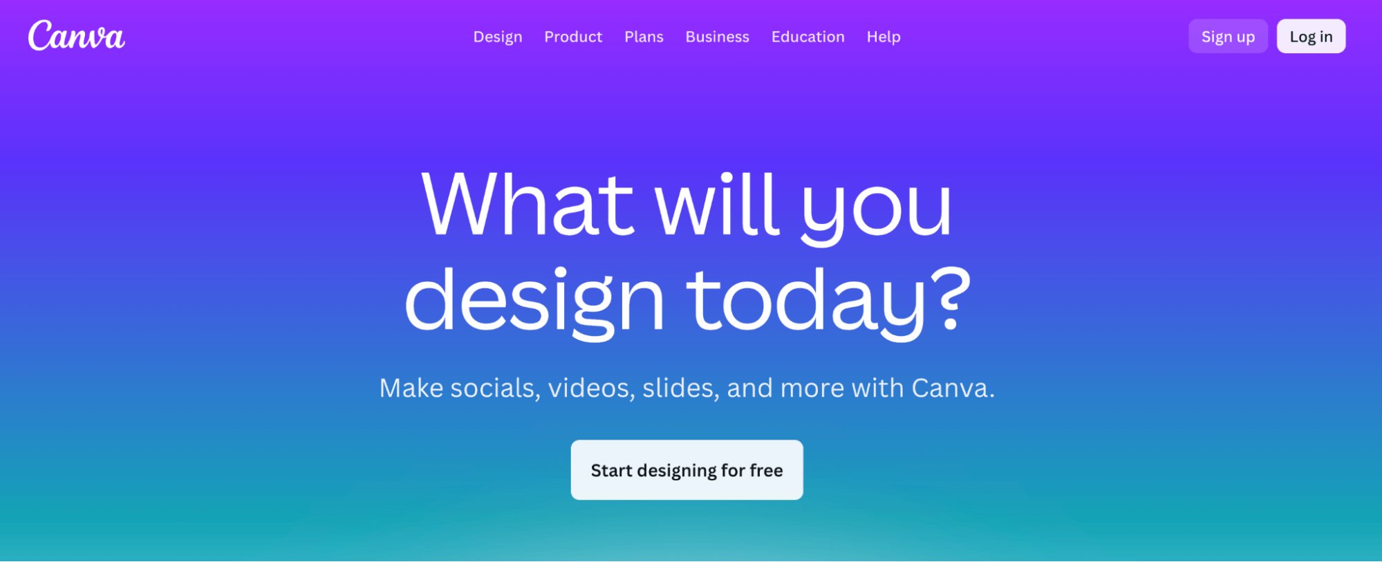 Canva design platform for creating graphics and social media visuals