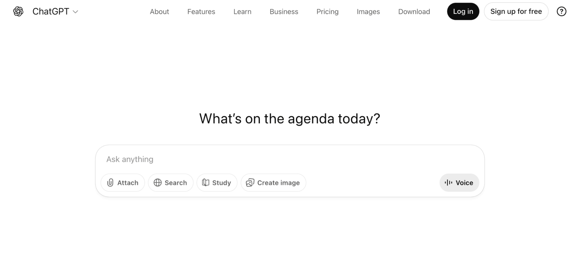 ChatGPT interface used for AI-assisted content creation, brainstorming, and writing support.